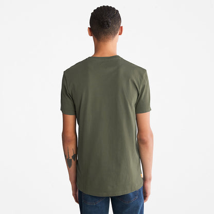 Mens Timberland Dunstan River Pocket T-shirt for Men in Green