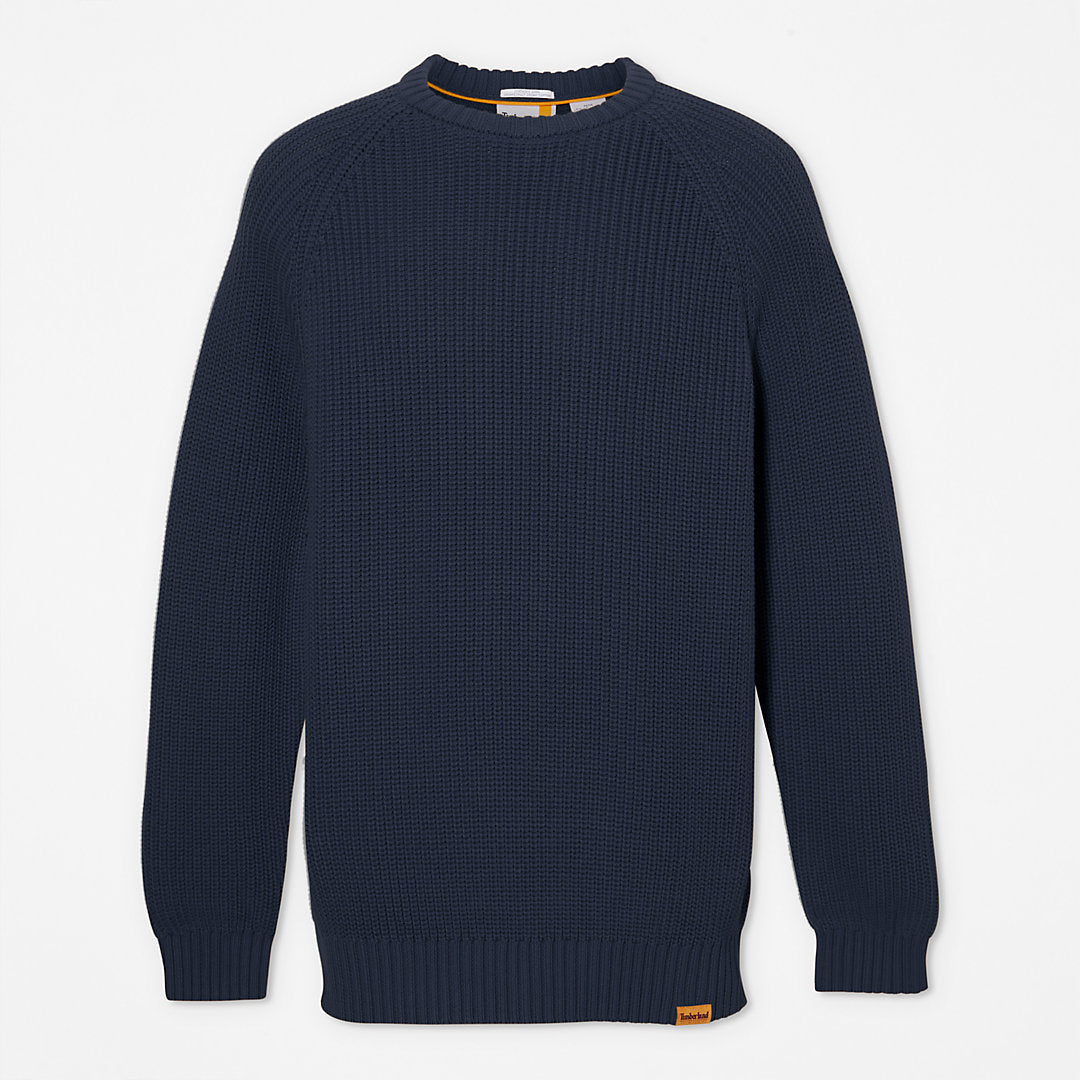 Mens Timberland Beards Brook Crew-Neck Sweater for Men in Navy