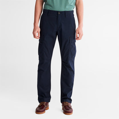 Mens Timberland Squam Lake Cargo Trousers for Men in Navy