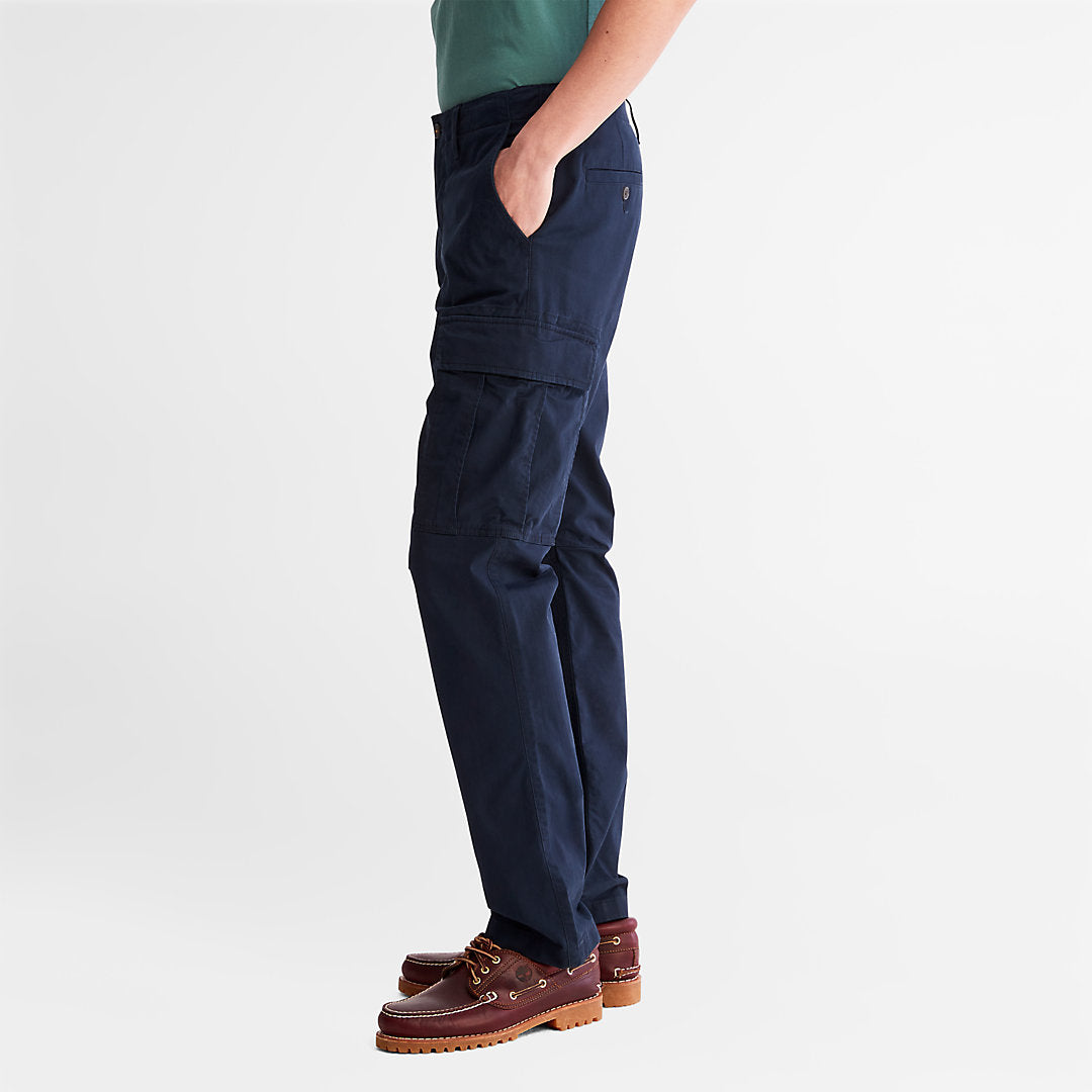 Mens Timberland Squam Lake Cargo Trousers for Men in Navy