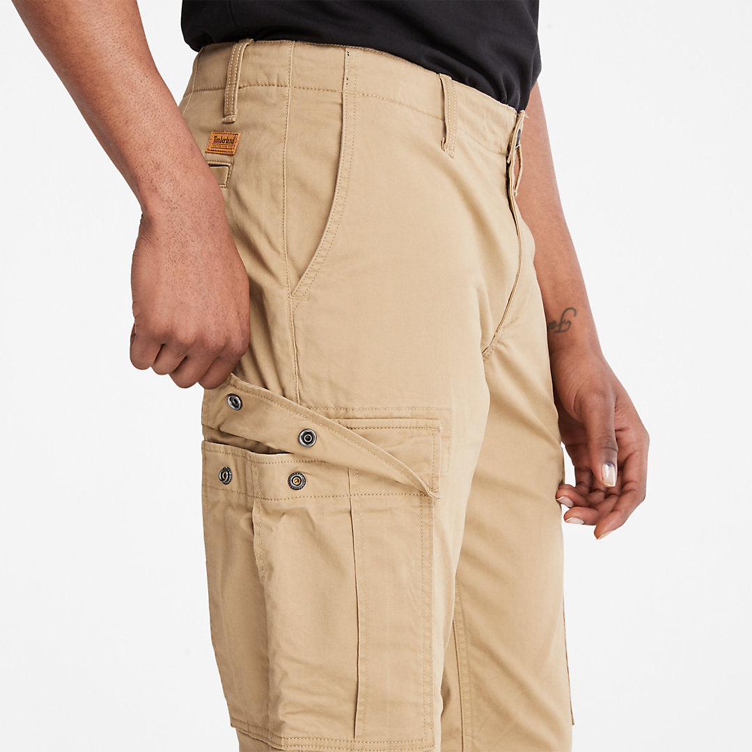 Mens Timberland Squam Lake Cargo Trousers for Men in Khaki