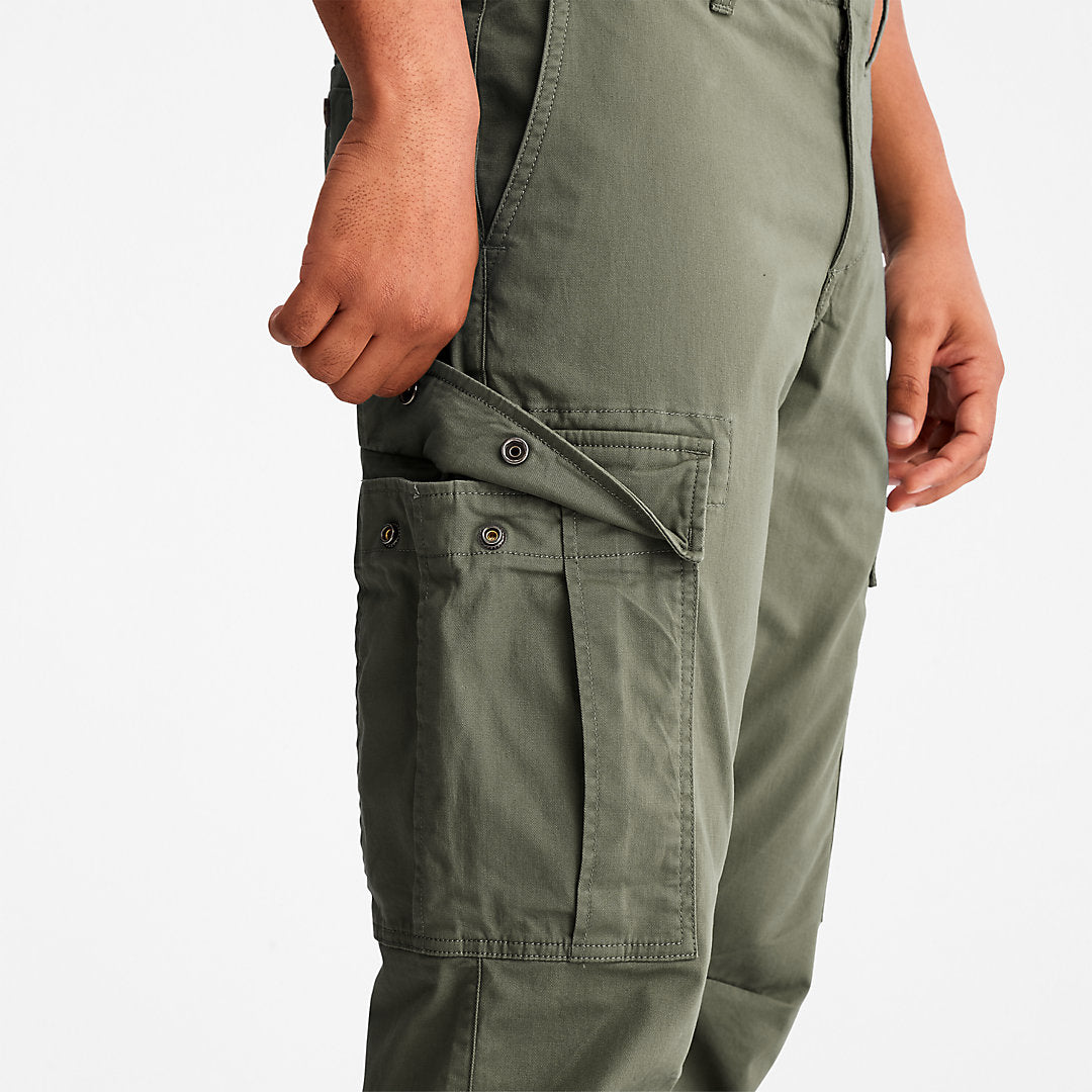 Mens Timberland Squam Lake Cargo Trousers for Men in Green