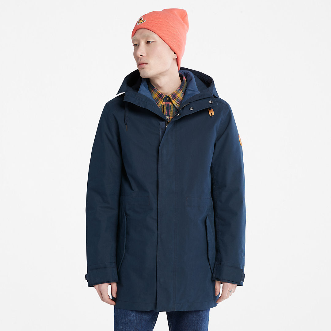 Mens Timberland Snowdon Peak 3-in-1 Waterproof Parka for Men in Navy