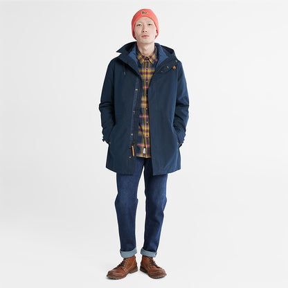 Mens Timberland Snowdon Peak 3-in-1 Waterproof Parka for Men in Navy