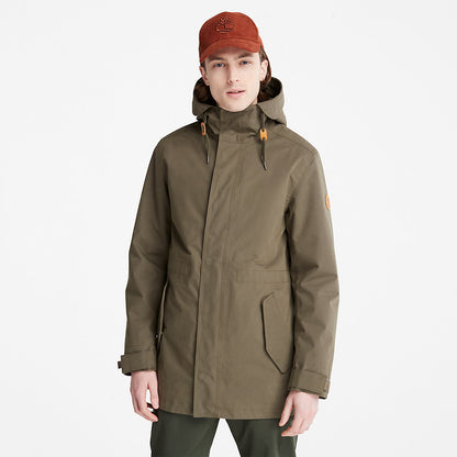 Mens Timberland Snowdon Peak 3-in-1 Waterproof Parka for Men in Green
