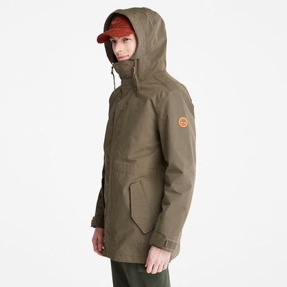Mens Timberland Snowdon Peak 3-in-1 Waterproof Parka for Men in Green