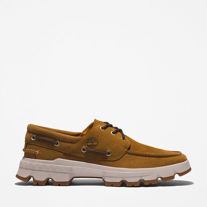 Mens Timberland GreenStride™ TBL® Originals EK+ Moc-toe Boat Shoe for Men in Yellow