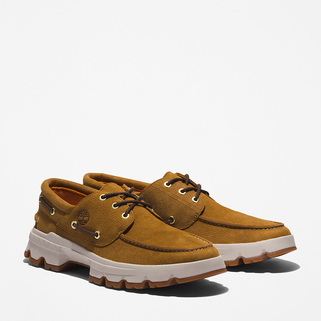 Mens Timberland GreenStride™ TBL® Originals EK+ Moc-toe Boat Shoe for Men in Yellow