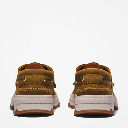 Mens Timberland GreenStride™ TBL® Originals EK+ Moc-toe Boat Shoe for Men in Yellow