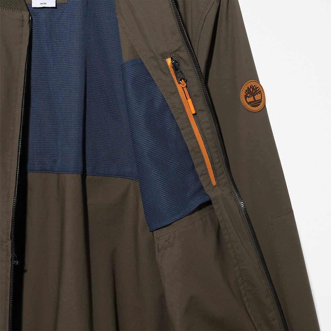 Mens Timberland Outdoor Heritage Bomber Jacket for Men in Dark Green