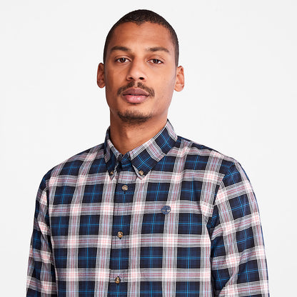 Mens Timberland Eastham River Tartan Shirt for Men in Light Grey