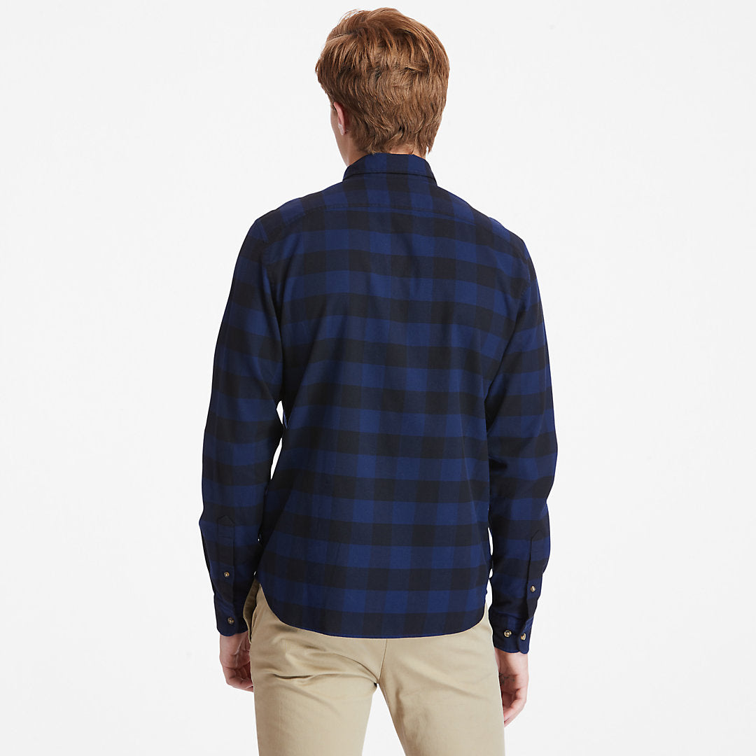Mens Timberland Mascoma River Check Shirt for Men in Navy