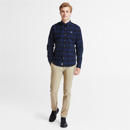 Mens Timberland Mascoma River Check Shirt for Men in Navy