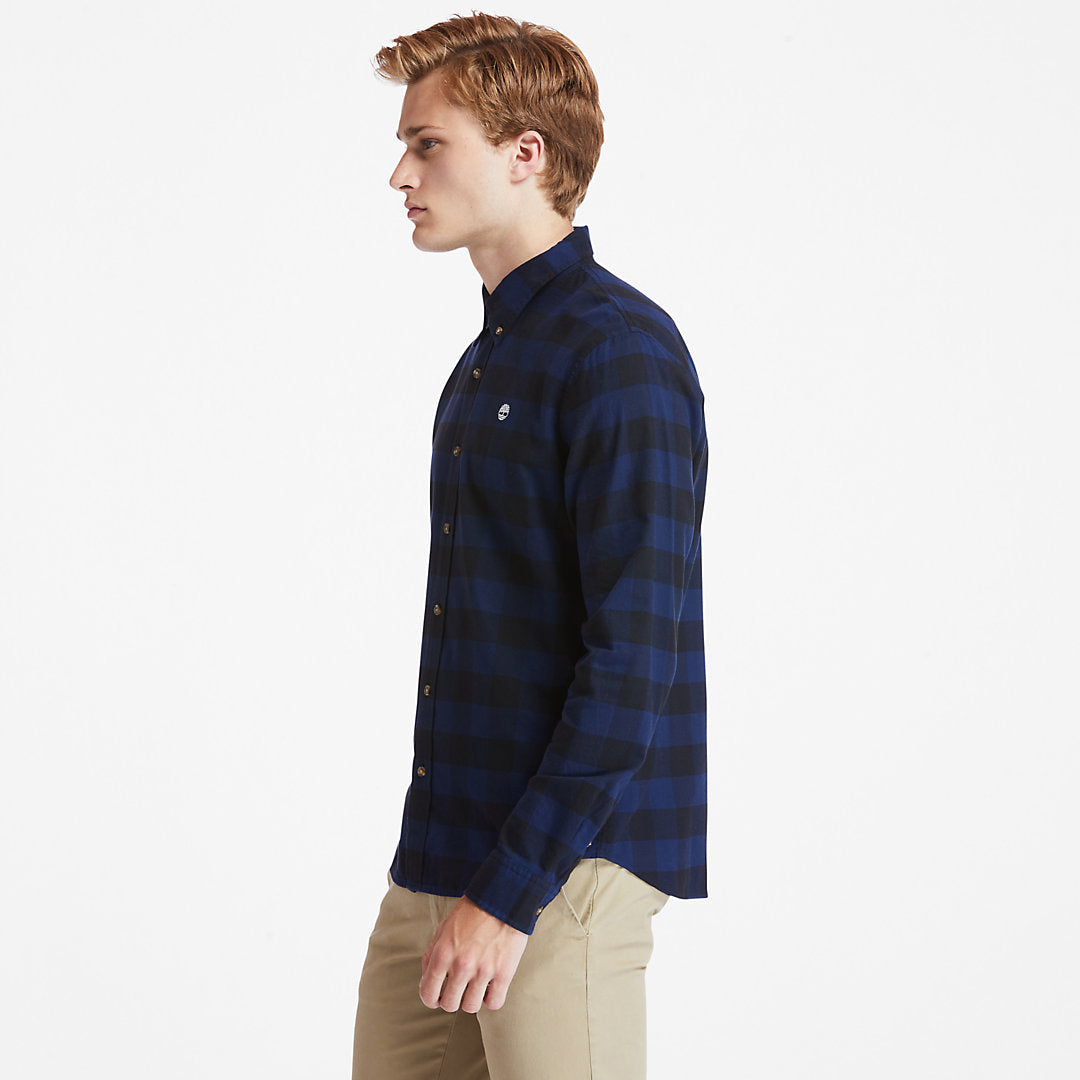 Mens Timberland Mascoma River Check Shirt for Men in Navy