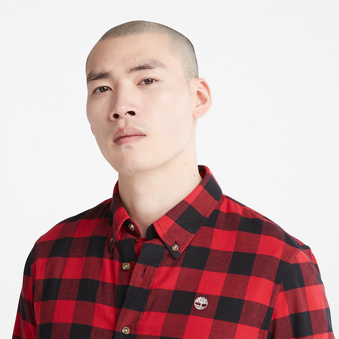 Mens Timberland Mascoma River Check Shirt for Men in Red