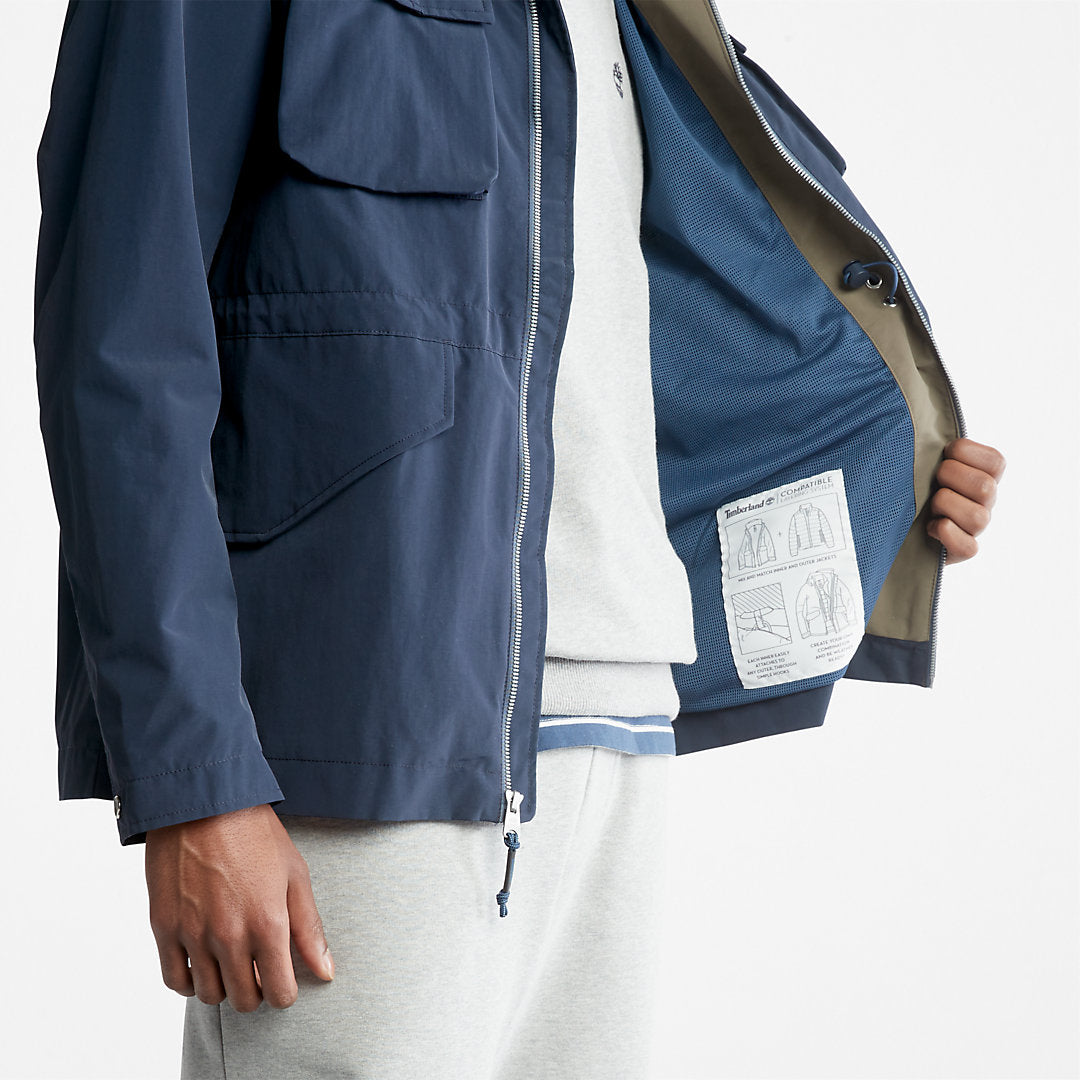 Mens Timberland Coastal Cool Bomber Jacket for Men in Navy