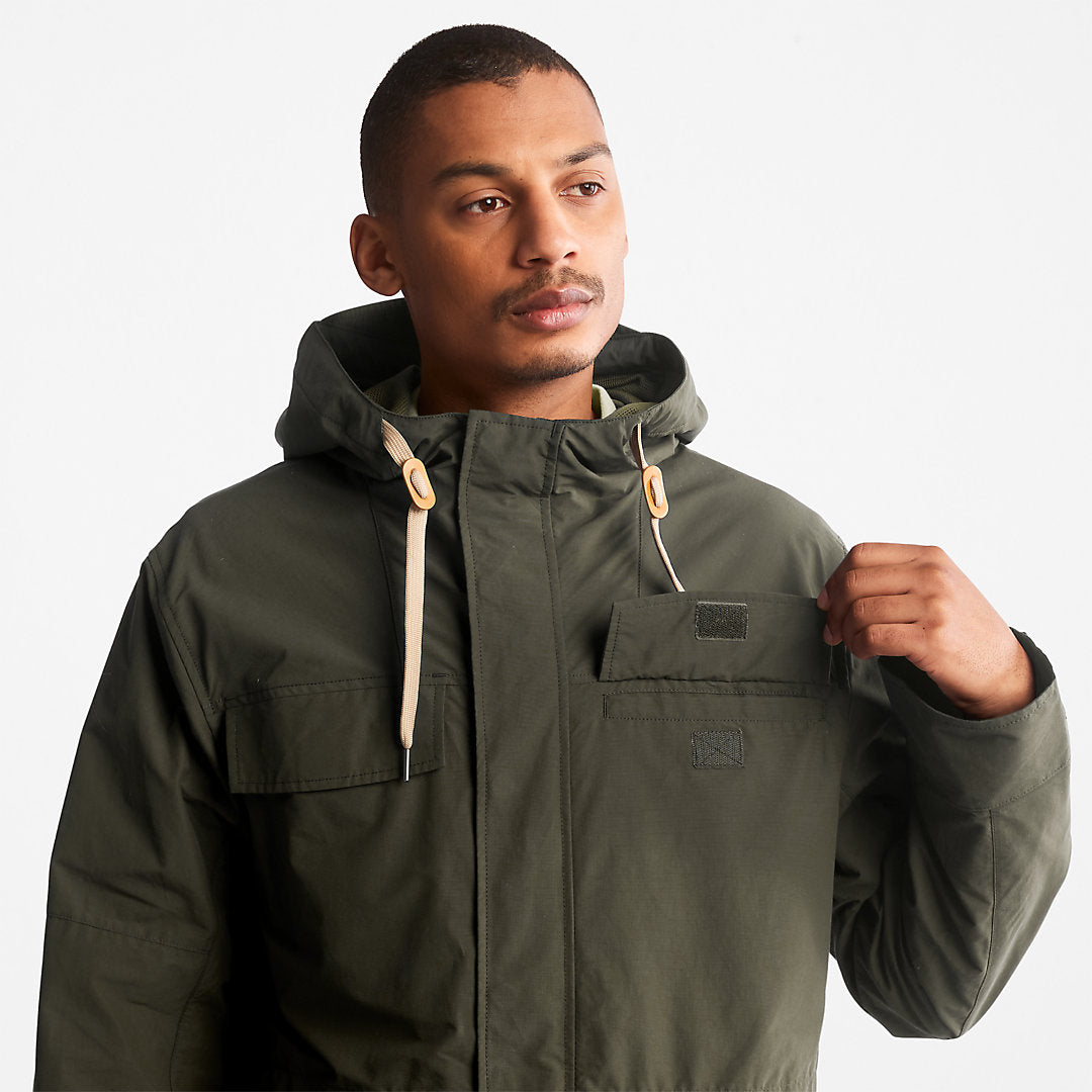 Mens Timberland Outdoor Heritage Field Parka for Men in Dark Green