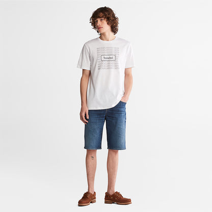 Mens Timberland Canobie Lake Denim Shorts for Men in Indigo