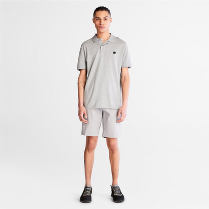 Mens Timberland Squam Lake Stretch Chino Shorts for Men in Grey