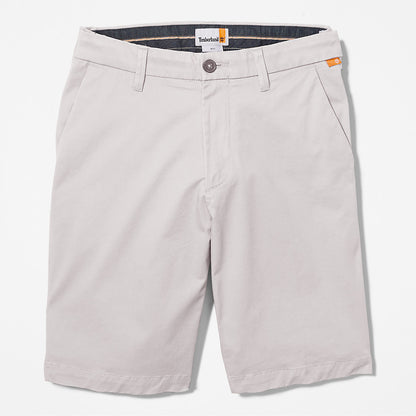 Mens Timberland Squam Lake Stretch Chino Shorts for Men in Grey