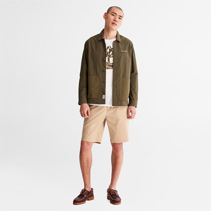 Mens Timberland Squam Lake Stretch Chino Shorts for Men in Beige
