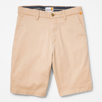 Mens Timberland Squam Lake Stretch Chino Shorts for Men in Beige