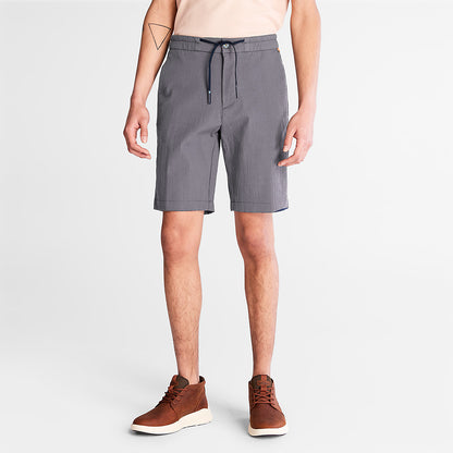 Mens Timberland Squam Lake Seersucker Shorts for Men in Grey