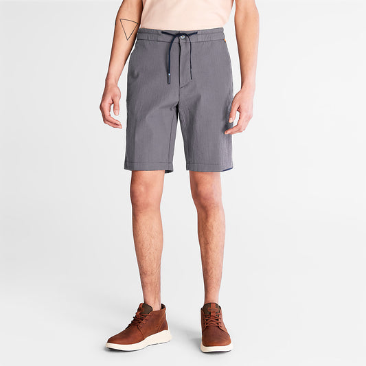 Mens Timberland Squam Lake Seersucker Shorts for Men in Grey