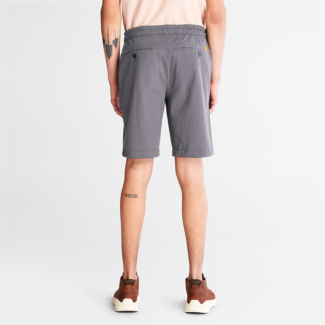 Mens Timberland Squam Lake Seersucker Shorts for Men in Grey