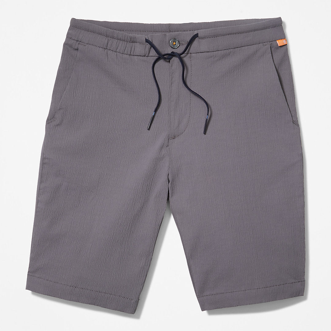 Mens Timberland Squam Lake Seersucker Shorts for Men in Grey