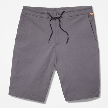Mens Timberland Squam Lake Seersucker Shorts for Men in Grey