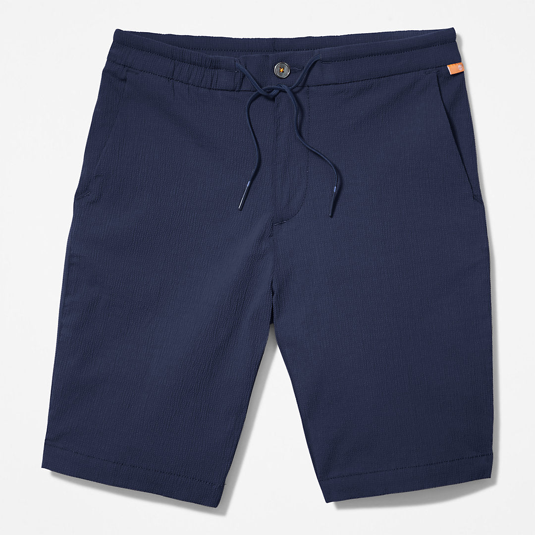 Mens Timberland Squam Lake Seersucker Shorts for Men in Navy