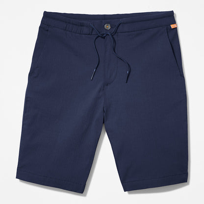Mens Timberland Squam Lake Seersucker Shorts for Men in Navy