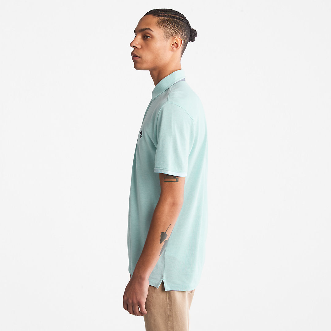 Mens Timberland Baboosic Brook Oxford Polo for Men in Green
