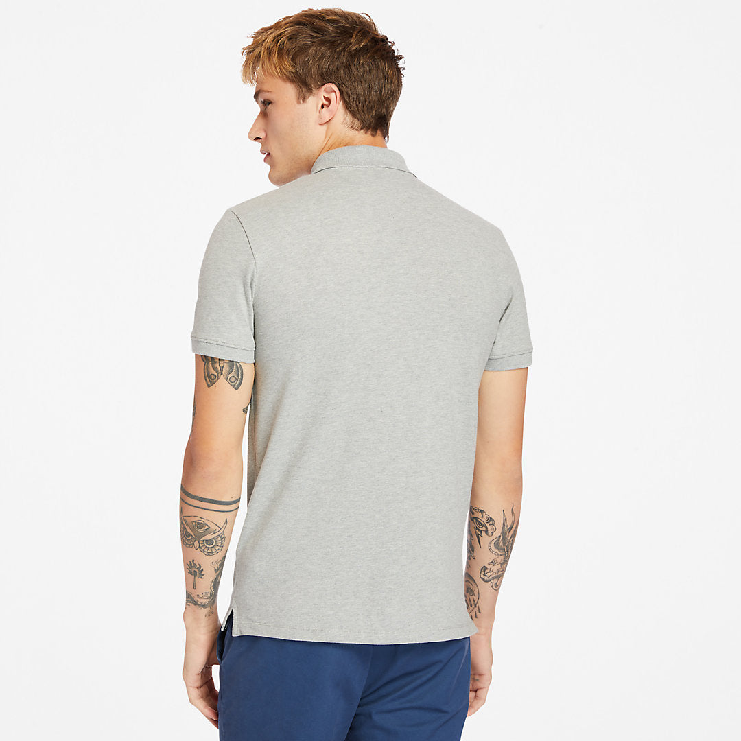 Mens Timberland Merrymeeting River Polo Shirt for Men in Grey