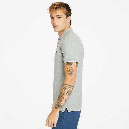 Mens Timberland Merrymeeting River Polo Shirt for Men in Grey