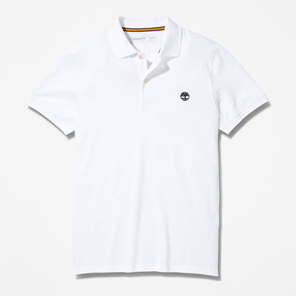 Mens Timberland Merrymeeting River Polo Shirt for Men in White