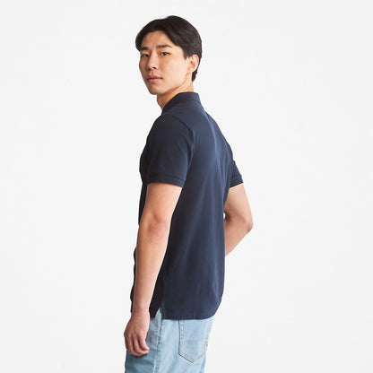 Mens Timberland Merrymeeting River Polo Shirt for Men in Navy