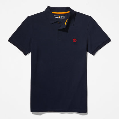 Mens Timberland Merrymeeting River Polo Shirt for Men in Navy