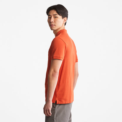 Mens Timberland Merrymeeting River Polo Shirt for Men in Orange