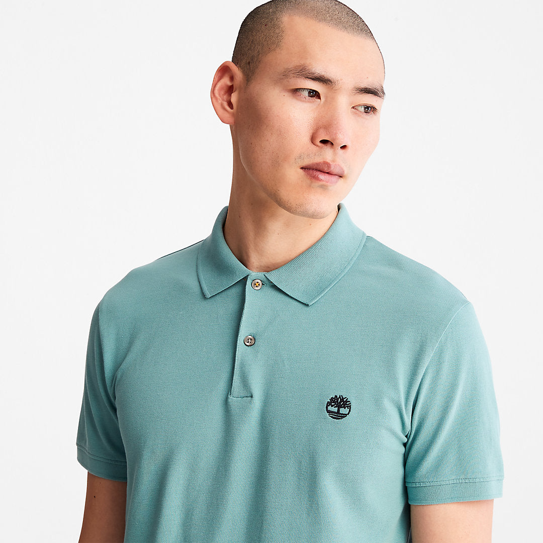 Mens Timberland Merrymeeting River Polo Shirt for Men in Green
