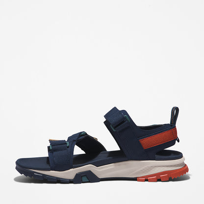 Mens Timberland Garrison Trail Webbing-strap Sandal for Men in Navy