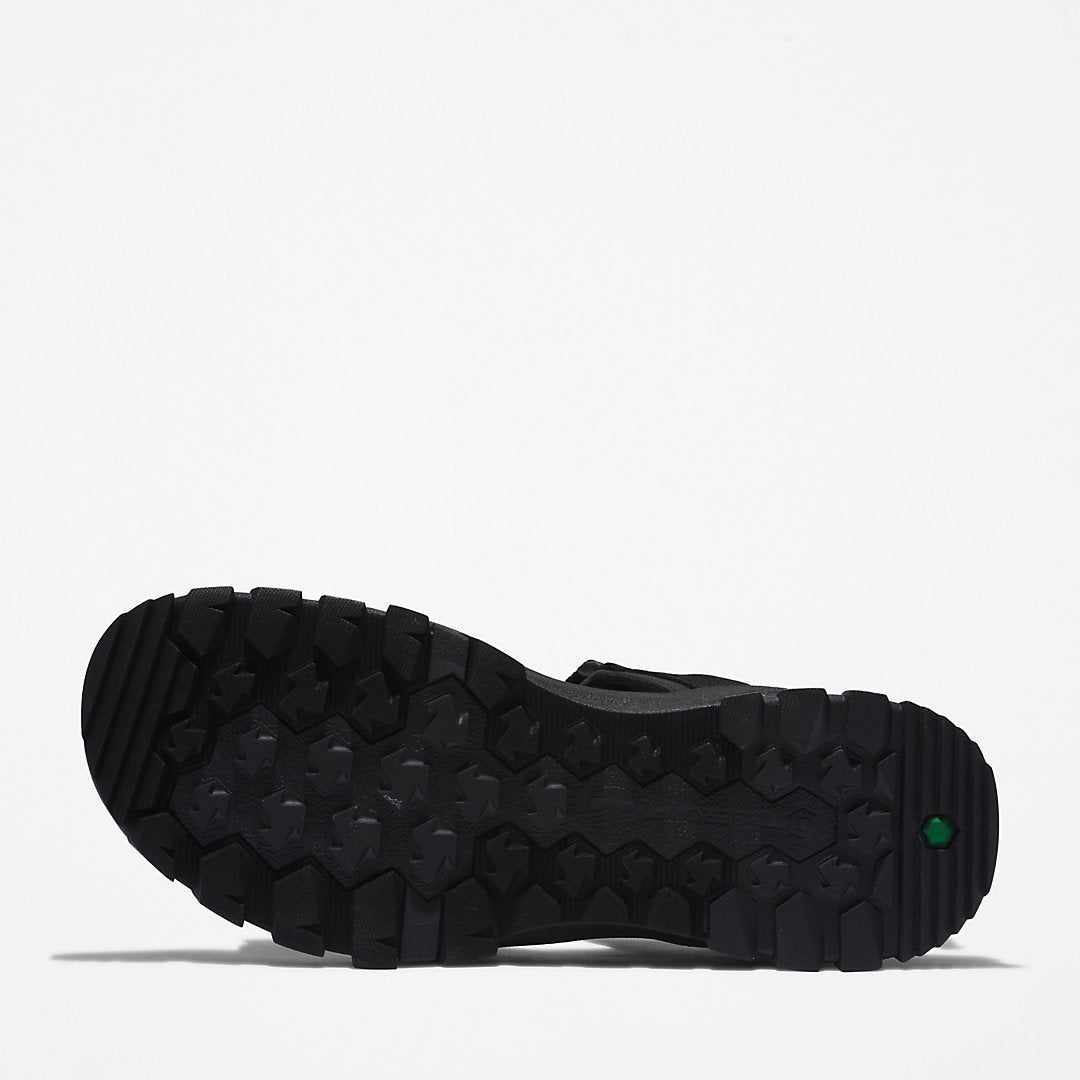 Mens Timberland Garrison Trail Webbing-strap Sandal for Men in Monochrome Black