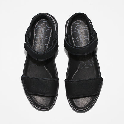 Womens Timberland Ray City Ankle Strap Sandal for Women in Black