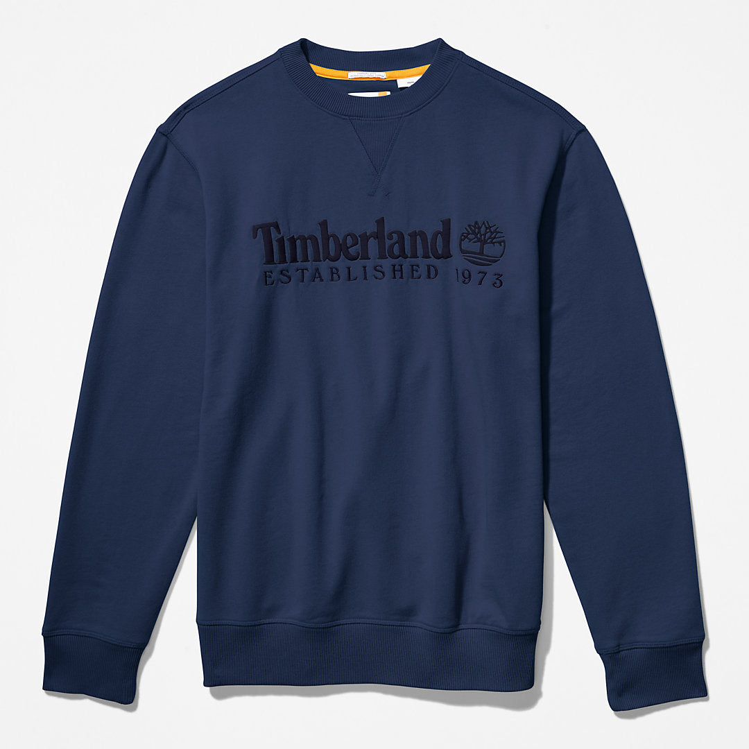 Mens Timberland Outdoor Heritage Crewneck Sweatshirt for Men in Navy