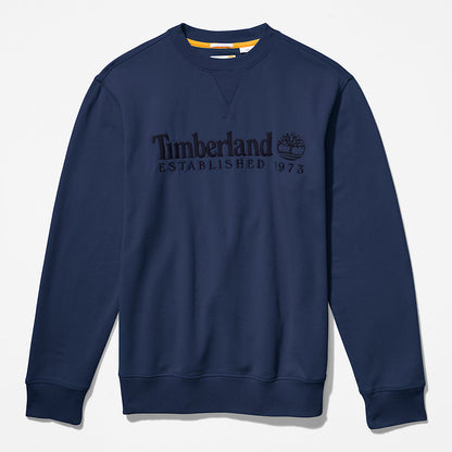 Mens Timberland Outdoor Heritage Crewneck Sweatshirt for Men in Navy