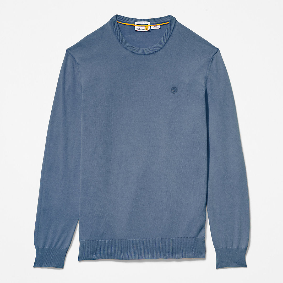 Mens Timberland Garment-Dyed Sweatshirt for Men in Navy
