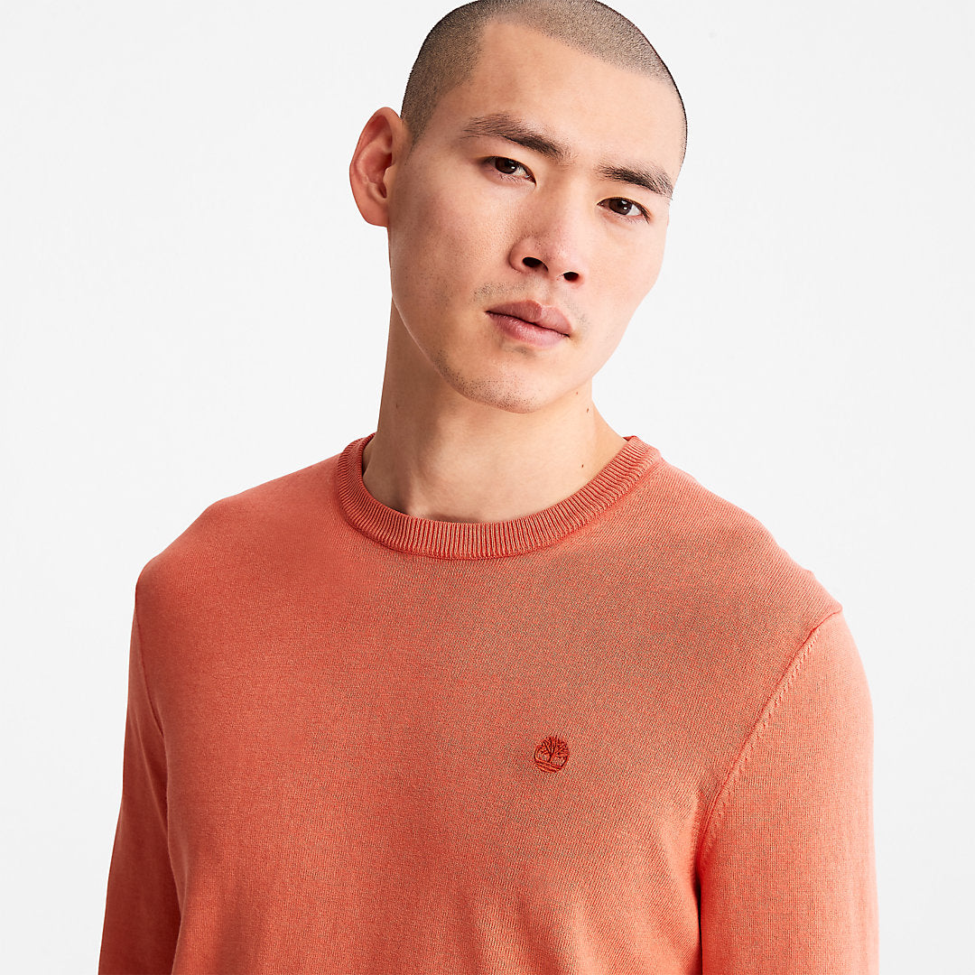 Mens Timberland EK+ Lightweight Jumper for Men in Orange
