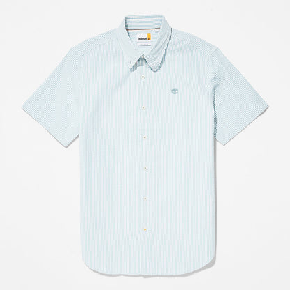 Mens Timberland SS Seersucker Shirt for Men in Green