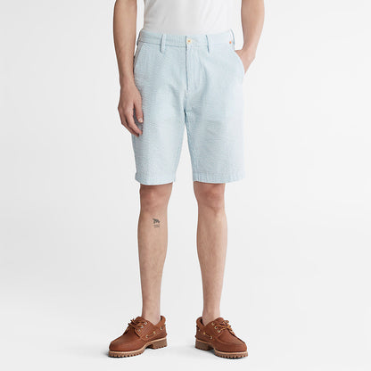 Mens Timberland Seersucker Shorts for Men in Blue